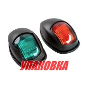 Огни ходовые светодиодные, комплект, черный корпус, 10-30 В (упаковка из 4 шт.)