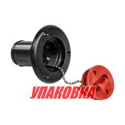 Горловина заливная для топлива, пластиковая, черная, под шланг 38 мм, Marine Rocket (упаковка из 20 шт.)