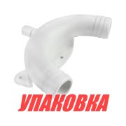Колено 38 мм пластиковое с вентиляцией (упаковка из 10 шт.)
