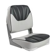 Кресло мягкое складное, обивка винил, цвет серый/угольный, Marine Rocket