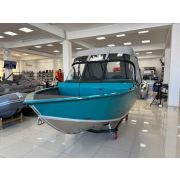 Моторная лодка, Триера 470 FISH, бирюзовый с Suzuki DF60ATL