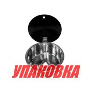 Мойка круглая, стеклянная крышка, Marine Rocket (упаковка из 3 шт.)