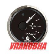 Трим-указатель Suzuki, черный циферблат, нержавеющий ободок, д. 52 мм, Marine Rocket (упаковка из 30 шт.)