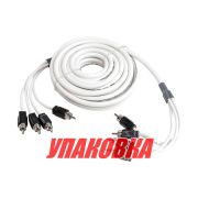 4-х канальный межблочный кабель из 100% меди для морского применения RCA 7,6 м. MOFCR-25FT.4CH, DS18 (упаковка из 10 шт.)