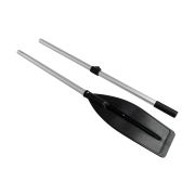 Весло разборное 200 см, широкая лопасть, черное, уцененное