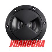 Лючок палубный 102 мм, черный (упаковка из 30 шт.)