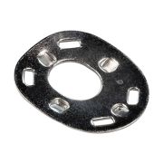 Шайба тентовой застежки DOT, никелированная латунь