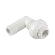 Разъем водосброса угловой под шланг 19 мм