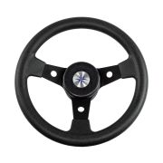 Рулевое колесо DELFINO обод и спицы черные д. 310 мм