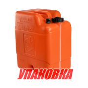 Бак топливный вертикальный переносной без указателя уровня в комплекте с переходником 'елочка', 22 л (упаковка из 4 шт.)