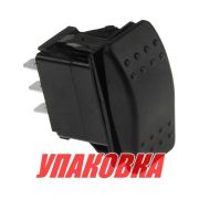 Переключатель трехпозиционный (ON)-OFF-(ON) 12 В/20А 6Р без фиксации (упаковка из 100 шт.)