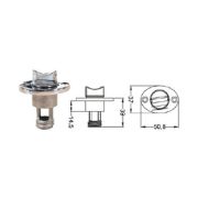 Шпигат нержавеющий с резьбовой пробкой