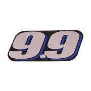 Наклейка капота Suzuki DT9.9A (9.9), задняя